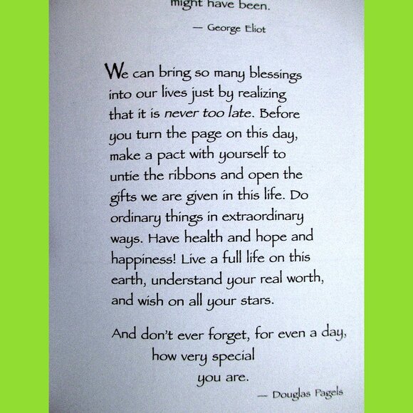 Book: These Are the Gifts I'd Like to Give to You, Edited by Douglas Pagels - Picture 10 of 15